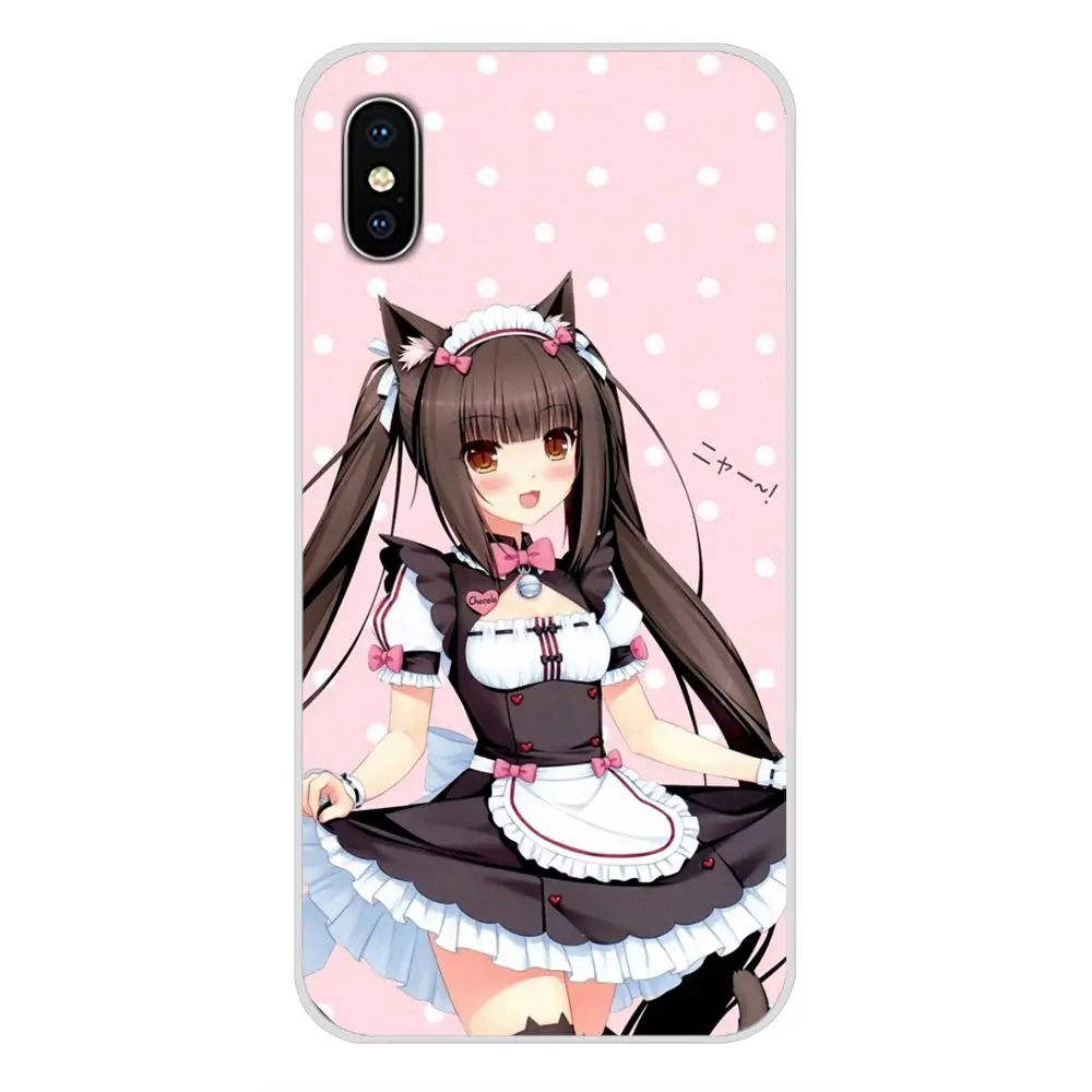 Для Xiaomi Mi6 A1 5X 6X Redmi Note 5 5A 4X 4A 4 3 Plus Pro pocophone F1 прозрачный мягкий чехол для аниме Neko Cat