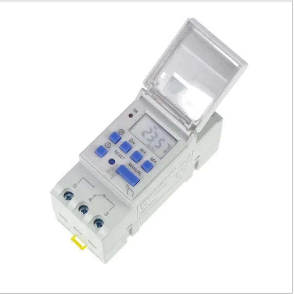 THC15A AC 110V 16A digital time switch weekly programmable electronic