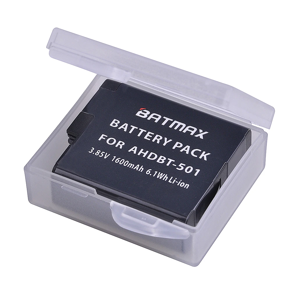Batmax 4 шт. AHDBT-501 батарея для камеры+ ЖК USB двойное зарядное устройство для Gopro 5 Gopro 6 Новинка Gopro 7 Gopro hero 8 Экшн-камера
