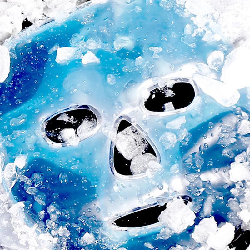 1 шт., холодная гелевая маска для глаз, ледяной компресс, Синяя Маска для всего лица, охлаждающая маска, облегчающая усталость, расслабляющая подушечка с холодным пакетом, Faicial Care