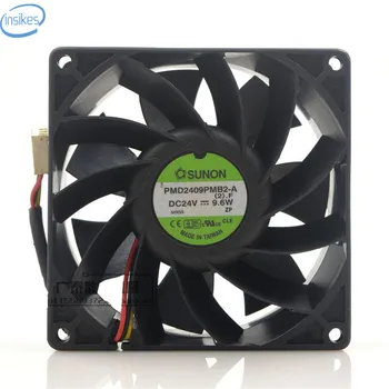 

Original PMD2409PMB2-A Computer Blower Cooling Axial Fan DC 24V 9.6W 0.4A 9038 90*90*38mm 3 Wires