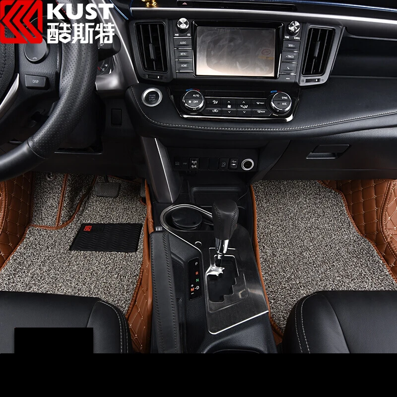 Куст автомобильные коврики и ковры пригодный для RAV4 Авто напольные коврик