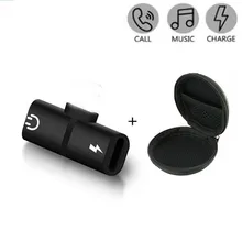 IOS 12,3 11,4 двойной для Lightning Jack наушники Aux аудио зарядное устройство разветвитель адаптер для iPhone XS Max X 7 8 Plus XR зарядный кабель