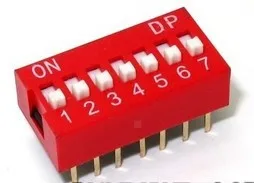 DIP switch 7 way 2.54mm Switches 7P | Обустройство дома