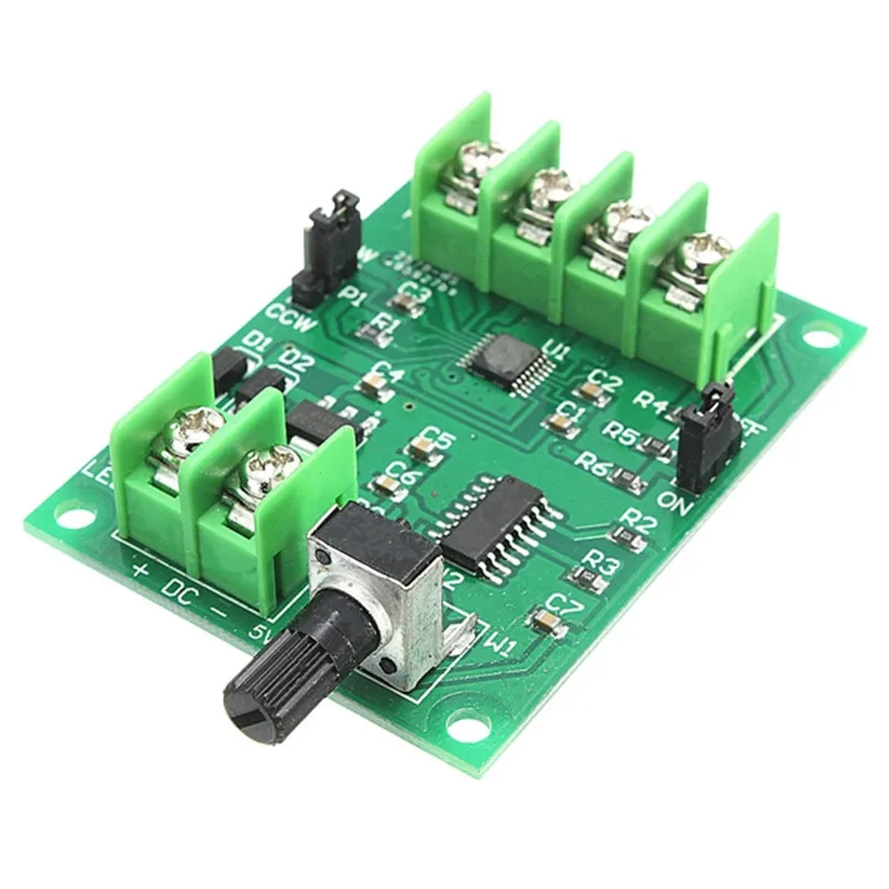 5 V-12 V DC бесщеточный контроллер платы драйвера двигателя для двигателя жесткого диска 3/4 провод