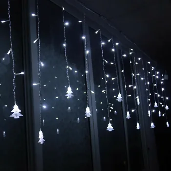 

3.5M Christmas Tree Icicle Fairy String Lights LED BulbsHome Xmas Decoration convenient and Exquisite household items product