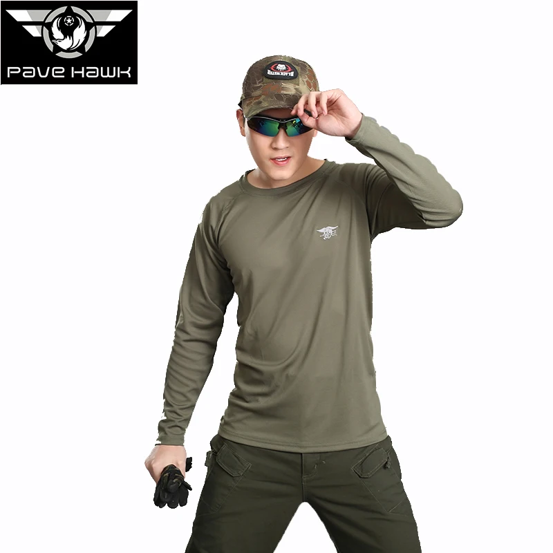 Brand Mens T shirt male Camouflage tshirt breathable Quick dry fishing Hiking Trekking Army Tactical Combat