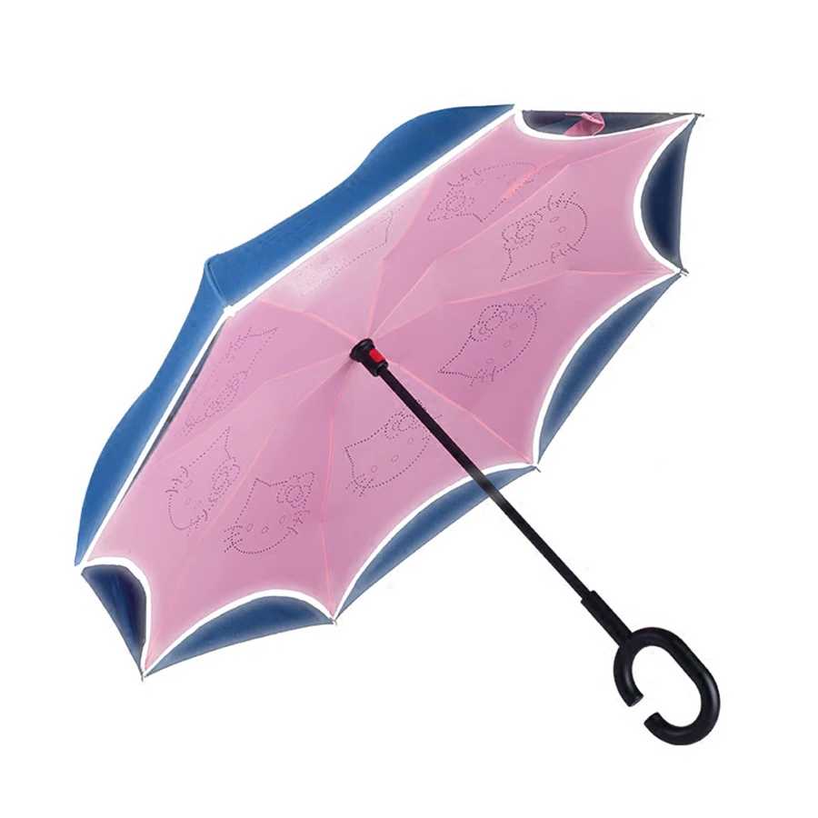 

Luminous Reverse Baby Children Umbrella Led Boys Kids Umbrella Inverted Rain Inside Out Little Parapluie Inverse Girl Umbrellas