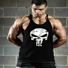 Культурист 2017 gymvest для Фитнес мышцы топы Хлопок Бодибилдинг свободные майка плюс размер топы Hommes жилет