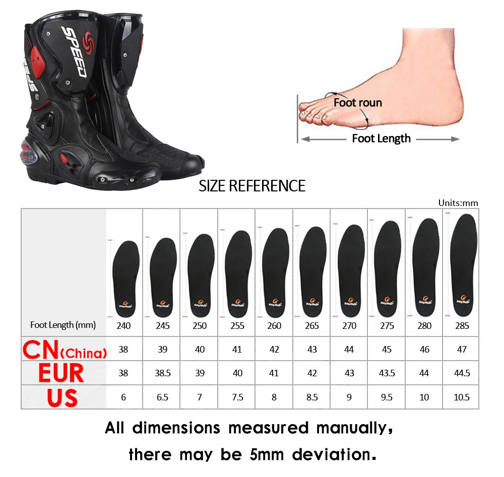 Pro Biker Microfiber Leather Motorcycle boots Racing shoes Speed motocross cross Village Boot off road motorcycle shoes men