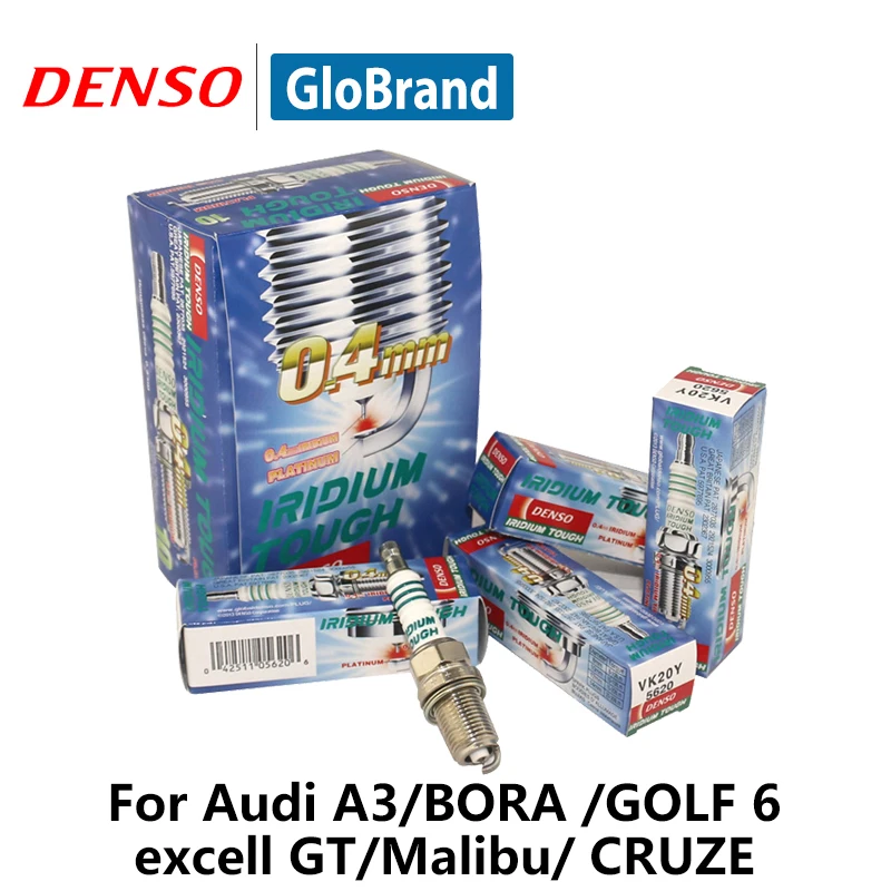 Автомобильная свеча зажигания DENSO для Audi A3 volkswagen Golf 6 Passat B7 Excell GT Malibu Cruze Skoda Octavia