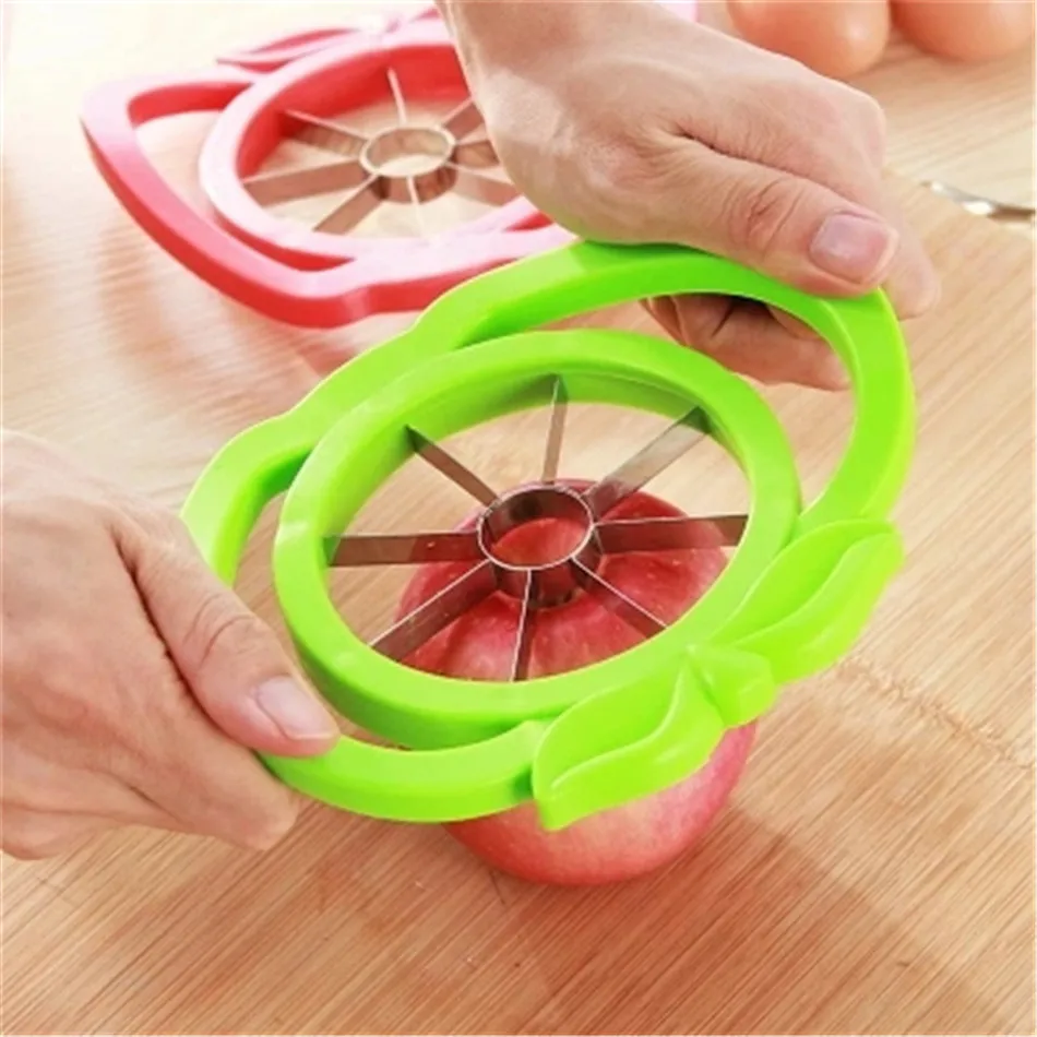Apple Slicer Corer Cutter Pear Fruit Divider Tool Comfort Handle for Kitchen Apple Peeler Kitchen Gadget Random Color Apple Slicer Corer Cutter Pear Fruit Divider Tool Comfort Handle for Kitchen Apple Peeler Kitchen Gadget Random Color
