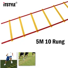 ITSTYLE 5 м 10 Рунг Ловкость Лестница 2 мм/3 мм/4 мм футбол и Футбол Скорость Training лестница
