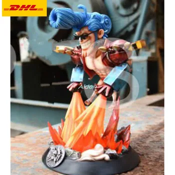 

9" ONE PIECE Statue The Straw Hat Pirates Bust FRANKY Full-Length Portrait Coke superman GK Action Figure Toy BOX 23CM B1157