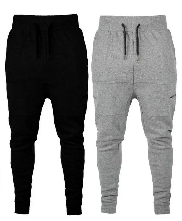 2019 رجل الشارع الشهير هارين السراويل عارضة الهيب هوب Sweatpants الرجال الملابس بلون سستة المسار ركض بنطلون زائد حجم