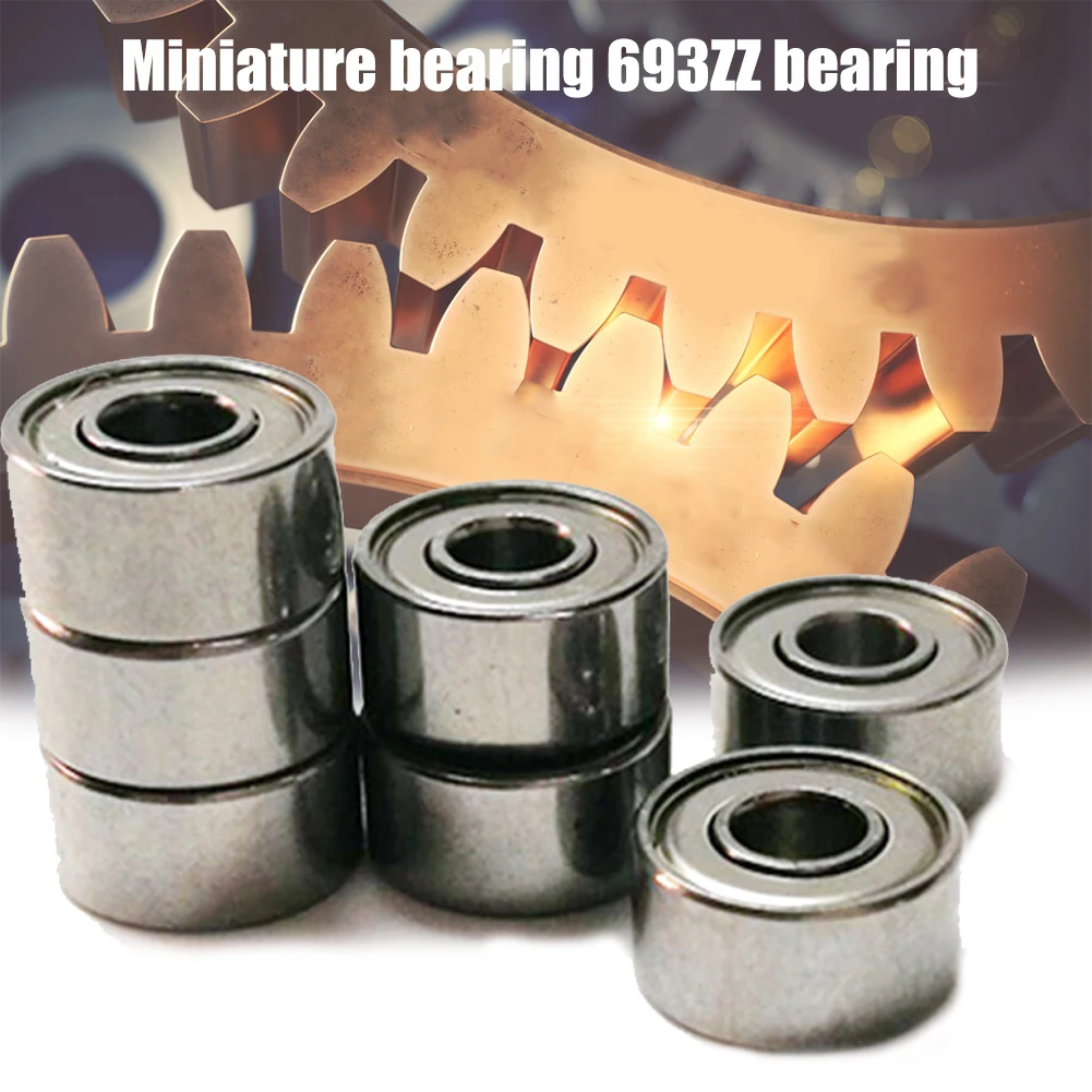 

3x8x4mm Miniature Steel Bearing 10pcs/50pcs 693ZZ Skateboard Deep Groove Ball Bearings DAG-ship