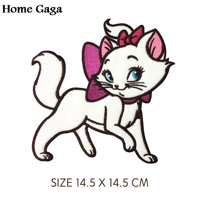 Homegaga Зонт кошка Мэри мультфильм куртка большого размера нашивки вышитые железные на аксессуар новое поступление косплей одежда наклейки D1736