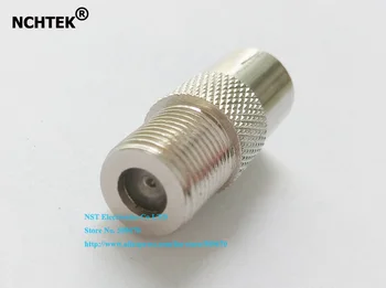

NCHTEK F Female to PAL Female Plug Connector adapter(Cuprum)/Free Shipping/50PCS