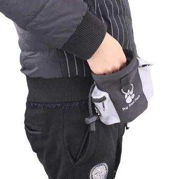 

@HE 1PC Dogs Treat Bags Pet Dog Puppy Obedience Agility Bait Out Training Pocket Waterproof Food Snack Treat Pouch Bag
