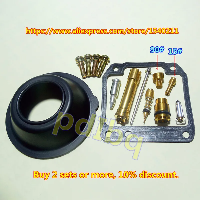 

(1 sets $ 20)YM XJR400 1993 to 1999 Model Mikuni carburetor repair kits contain Jet needle(J.N.)/Needle jet (N.J.)And diaphragm