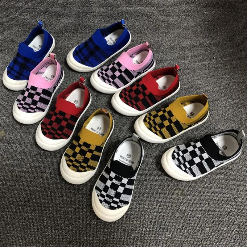 

MHYONS Children Casual Shoes Girls Sneaker For Running Boys Casual Shoes Outdoor Anti-Slippery Fly Knit Kids Socks Shoe Sneaker