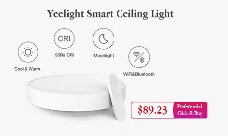 Xiao mi Yee светильник, умный потолочный светильник, пульт дистанционного управления mi APP, Wi-Fi, Bluetooth, умный светодиодный, цветной, IP60, пылезащитный