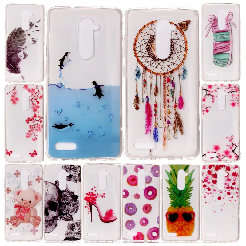 

2Pcs ZTE Zmax Pro Z981 6.0" Case Animal Anime Transparent Silicone TPU Gel Soft Back Cover Case for ZTE Zmax Pro Z 981 Z981 6.0