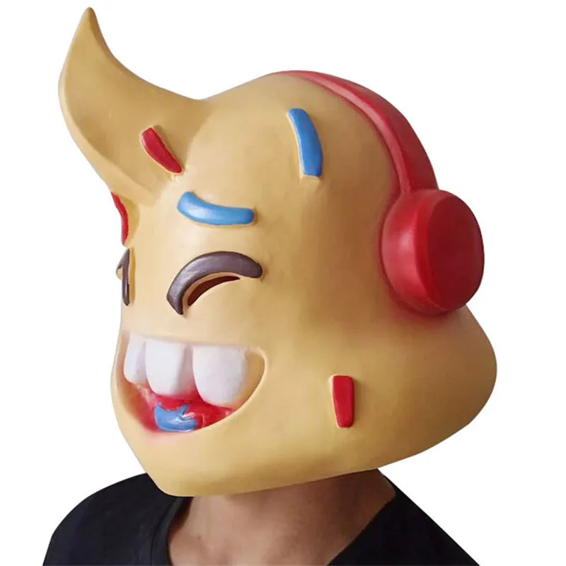 Горячая игра битва Ройал Лил хлыст, маска косплей костюм, реквизит латексная маска на Хэллоуин для детей подарок на день рождения взрослый шлем