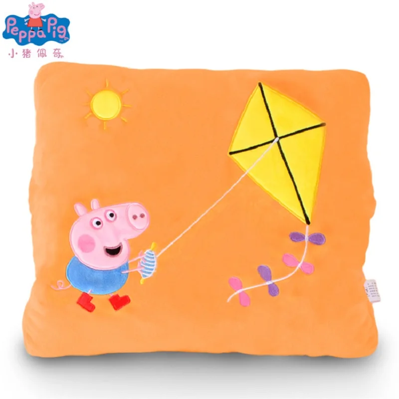 

Peppa Pig toy genuine Peggy Pepe pig warm hand pillow Peggy George multi-function plush warm hand pillow cushion toys