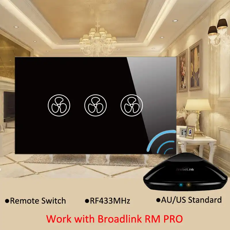 Aseer Smart Home Au Us Wireless Ceiling Fan Speed Switch 600w