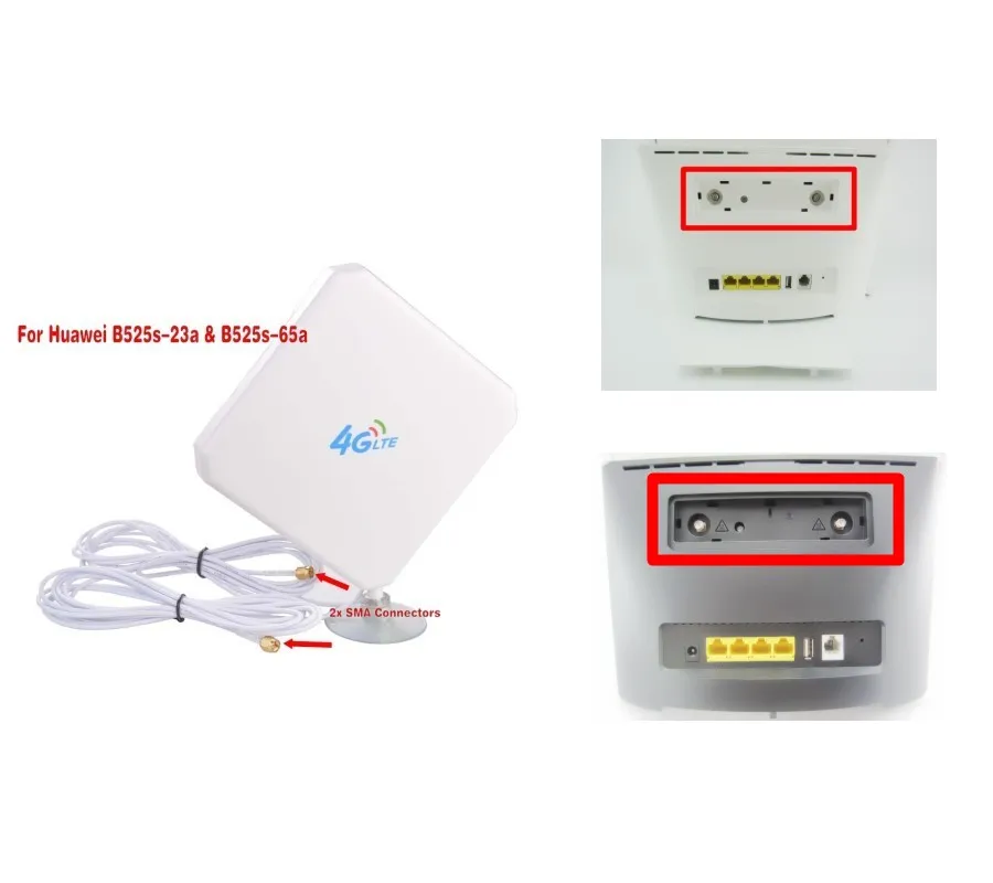 Huawei B525 B612 B715 B593 E5186 35dBi 3G/4G LTE антенна сигнала дальнего действия (роутер не входит в