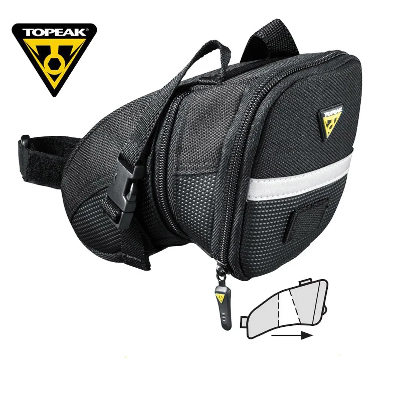 Best TOPEAK Aero Wedge Bicycle Seat Bag Saddle Pack Waterproof Bike Tail Rear Bag With 3M Reflective Strip Expand Volume Bicycle Bag 1 Best TOPEAK Aero Wedge Bicycle Seat Bag Saddle Pack Waterproof Bike Tail Rear Bag With 3M Reflective Strip Expand Volume Bicycle Bag 1
