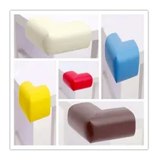 100 шт./партия, новинка, яркий зеленый, безвкусный, мягкий, очень хороший ребенок, толстый l-образный артефакт, угол столкновения