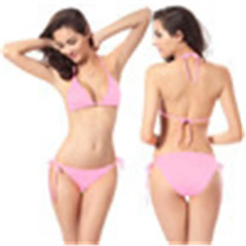 Сексуальный женский 1 шт бикини пляжный лифчик купальник купальники, пляжная одежда Монокини пуш-ап Мягкий купальный костюм D40 - Цвет: Pink