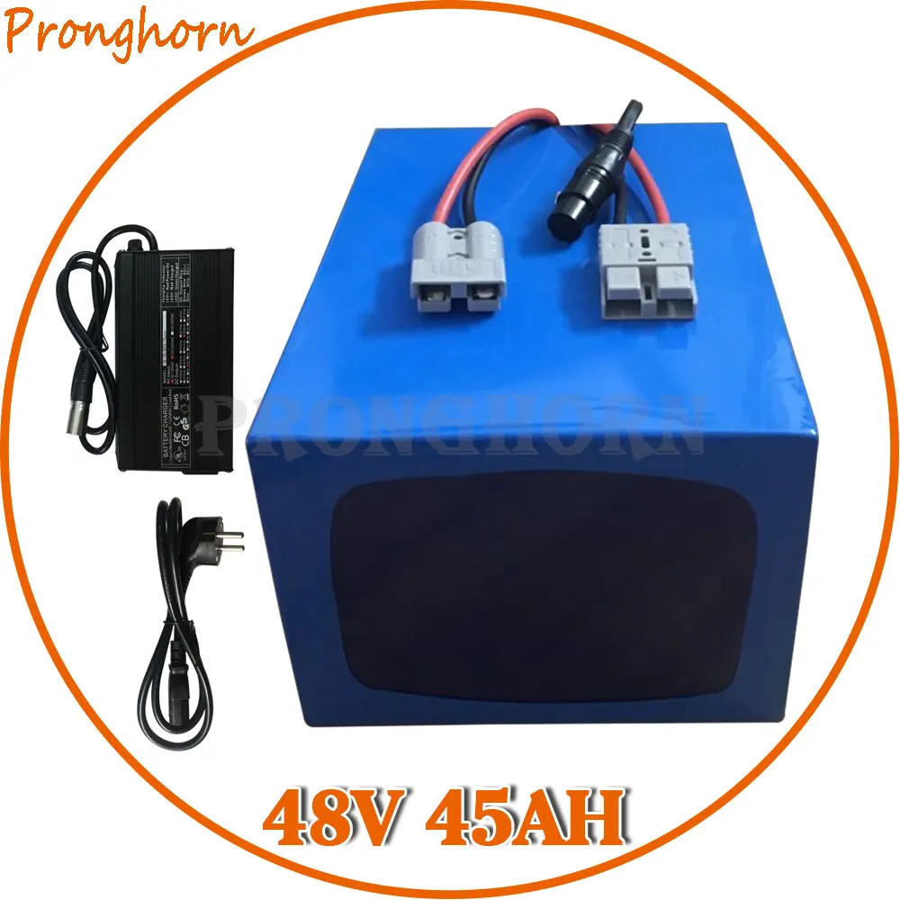 48 V 45AH 2000 W электрический велосипед батарея 48 V 45AH литий-ионный аккумулятор 48 V 45AH Скутер Аккумулятор с 50A BMS и 54,6 5A зарядное устройство