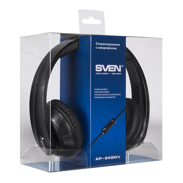 Наушники с микрофоном SVEN AP-945MV