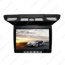 Черный DC12V 14.1 «Дюймовый Автомобиль/Автобус TFT ЖК-Монтируемые на крыше Монитор Опускающийся Монитор 2-полосная Видеовход 3-цвет # J-1290