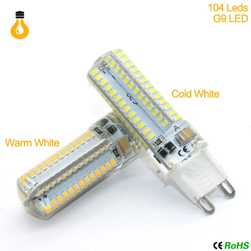 G9 светодиодный 7 9 10 12 W AC220V 240 V lampara bombilla 2835 SMD 3014 g9 luz reemplazar 30/40 Вт halogena de
