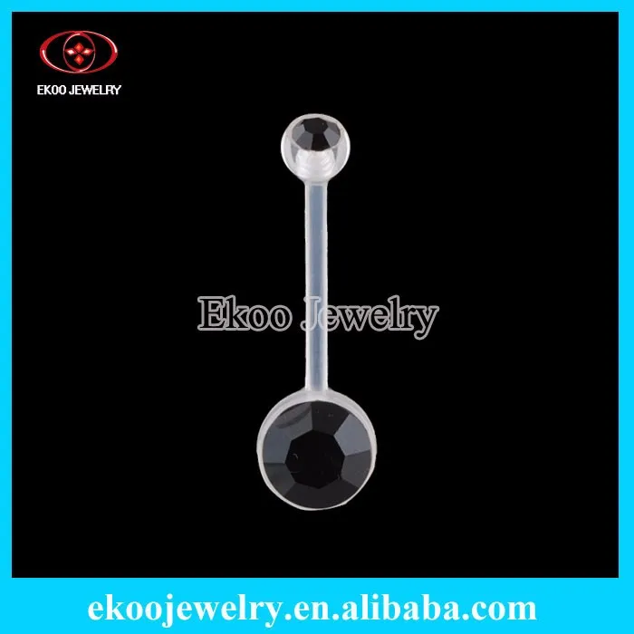 L14022812Acrylic Belly Bar