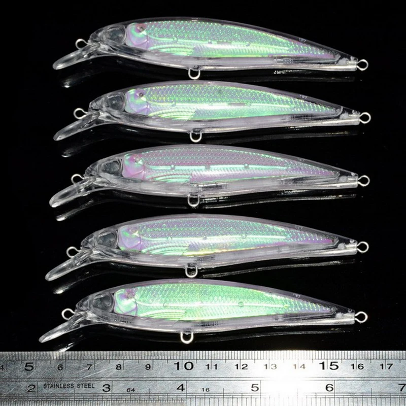 

20 Pcs/kit Fishing Lure Blank Crankbait Unpainted Hard Bait 11cm / 4.3 Inch