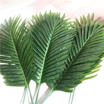 

10pcs 40cm plastic palm leaves Scutellaria leaves artificial greenery artificial plants faux plants wedding home decoration