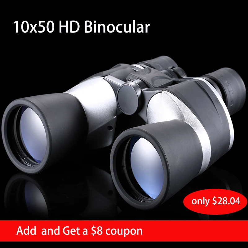 10x50 عالية مرات مجهر الصيد التخييم الرياضة في الهواء الطلق الصيد تسلق الجبال المشي مناظير تلسكوب 10x50 عالية مرات مجهر الصيد التخييم الرياضة في الهواء الطلق الصيد تسلق الجبال المشي مناظير تلسكوب