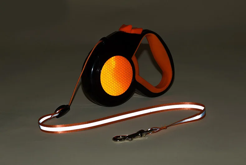 Reflective Dog Leashes ABS Plastic More Durable Automatic Extension Retractable Leashes 3M 5M   (4)
