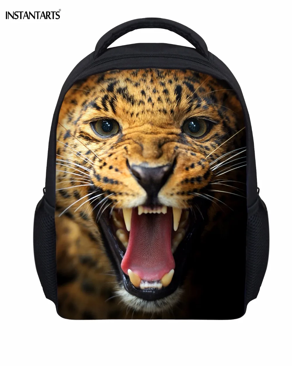 #*Cheap INSTANTARTS Cool 3D Animal Tiger Panda Lion Face Print Boys Schoolbags Casual Book Shoulder Bags Kindergarten Students Backpacks