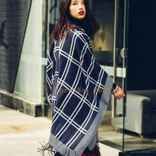 2016 New Scarf Women High quality scarves font b Tartan b font Plaid Scarf Blanket Oversized
