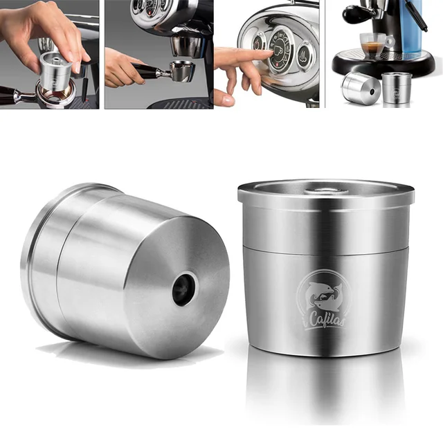 Best Offers Stainless Steel Coffee Filter for Illy Coffee Machine Refillable Reusable Cafe Capsule  Dripper Metal Shells Small Filter
