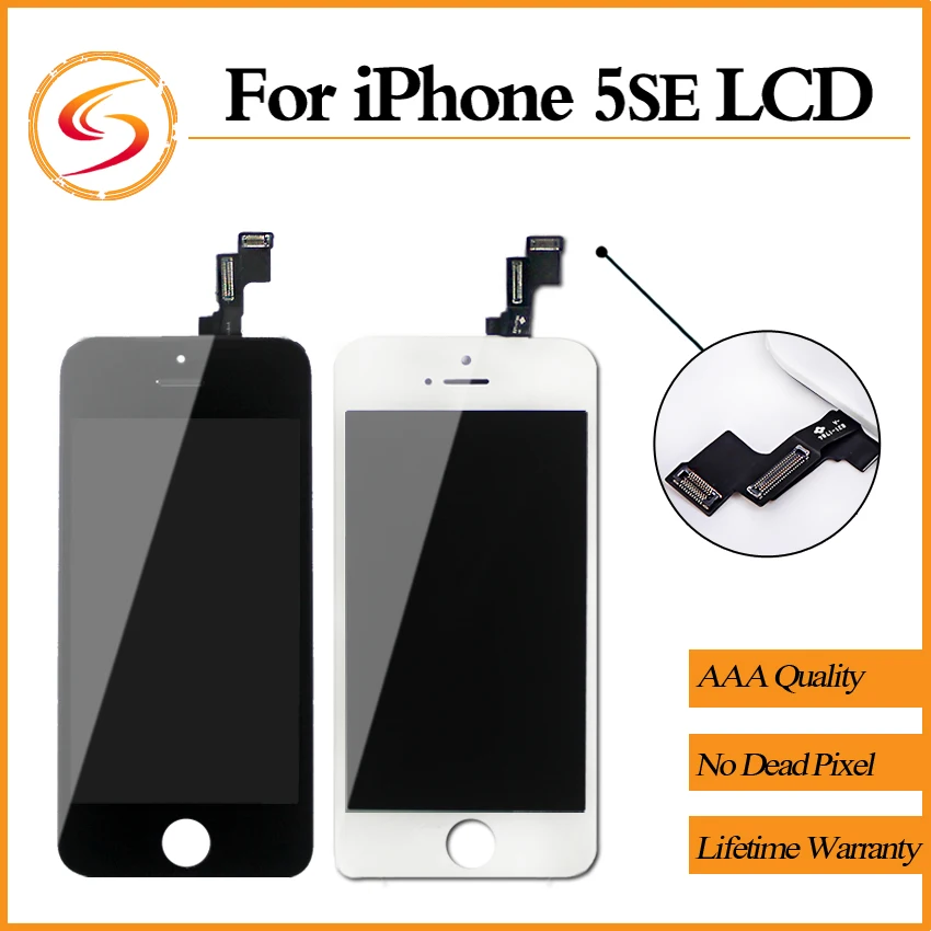 

Guarantee 10PCS/LOT For iPhone 5SE LCD Screen Replacement 100% Brand New Display No Dead Pixel Free Shipping