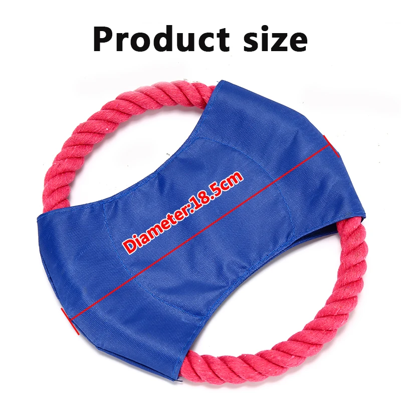 الكلب لعب دائم القطن الحبال كلب لعبة تفاعلية تحلق أقراص لعبة ل الكلب التدريب عضة الحيوانات الأليفة لعب الكلب مضغ XF0021