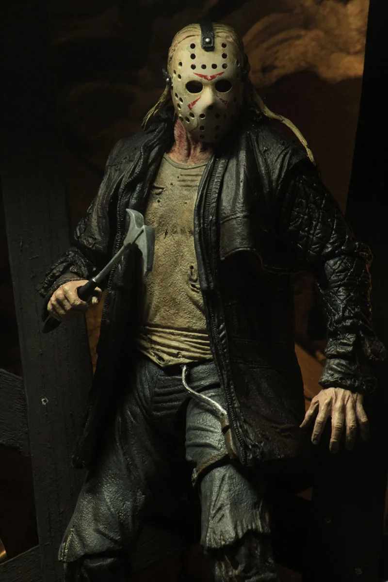Оригинальная фигурка NECA пятница 13 го Джейсона 2009 ремейк вурхеса Делюкс издание
