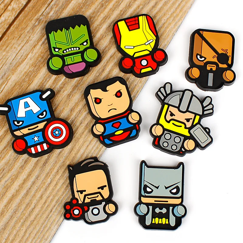 Car Vent Perfume Clip Marvel Avengers Heros Figure Cute Air Freshener Decoration Auto Interior Accessories Car-Styling
